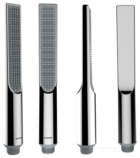 Встраиваемый смеситель для ванны Bossini Apice Z00555.030 с кнопочным переключением на 2 выхода хром